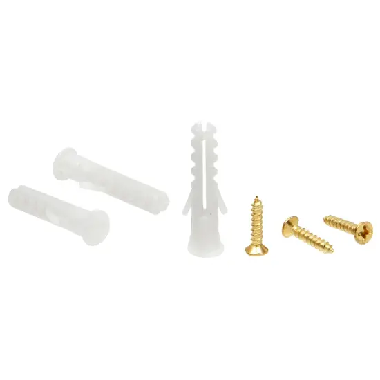 4 Piece Wall Mount Key Holder with 4 Hooks, Rustic Rattan Home Letters for Key Storage (4 x 10 In) Gold {7}