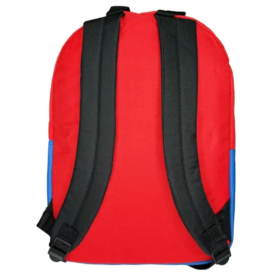 Spiderman Head Nylon Kids Backpack 16" School Bookbag for Girls and Boys ages 3+ {4}