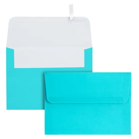 100 Pack Colored 4x6 Envelopes for Invitations, Birthday Cards, Wedding, Photos, Self-Adhesive Peel-Off-and-Stick (A7, 7 Colors) Multicolor {5}