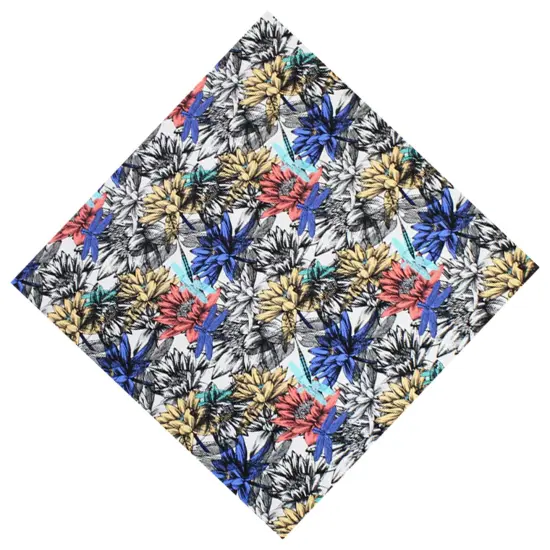 Unfinished Daisies Printed Stretch Spandex Fabric {4}