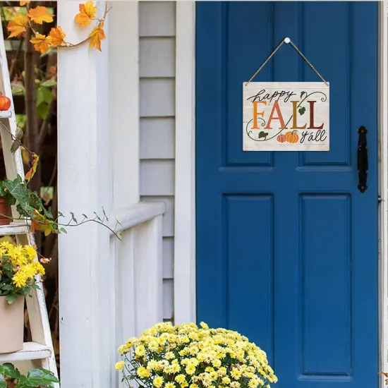 Rustic Farmhouse Fall Signs (Happy Fall) {2}