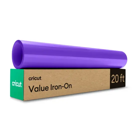 Cricut Value Iron-On Roll (12 in x 20 ft)- Purple Heat Transfer Vinyl {1}