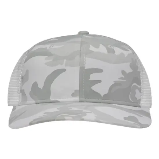 Sportsman&reg; Lo Pro Mesh Back Trucker Cap Breathable Classic Fit White Camo/ White {1}