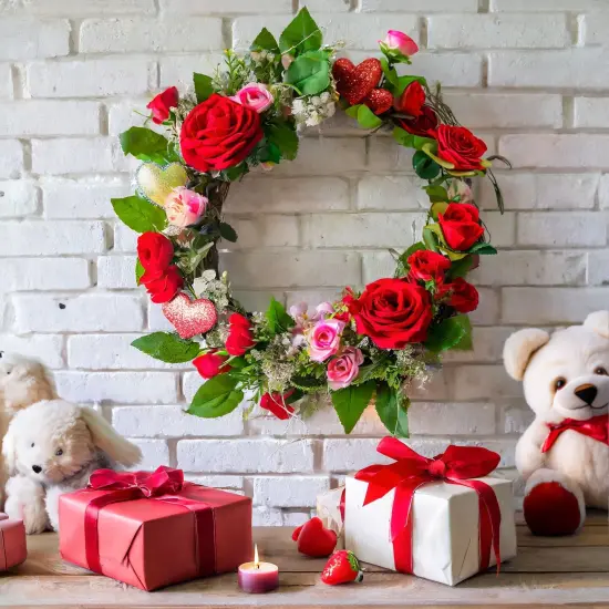 4-Pack Wooden Wreath Frames for Crafts with Pre-Cut Holes - 11.5" Outer Diameter Unfinished Floral Hoop Rings for Wedding, Wall Door Hanging Decorations (0.2" Thick) White {2}