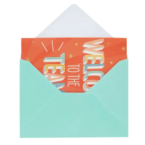 36 Pack Blank Welcome to the Team Cards with Envelopes, Employee Appreciation Gifts (5 x 7 In) Red {4}