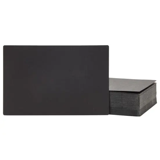 100 Pack Black Index Cards - Perfect for Studying, Office and School Supplies, and DIY Crafts (3x5 Inches) - Ideal for Notetaking and Organization {4}