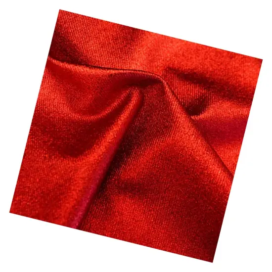 Foiled Stretch Twill Fabric 4-Way Stretch, Shiny Performance Fabric for Costumes & Dancewear Red {6}