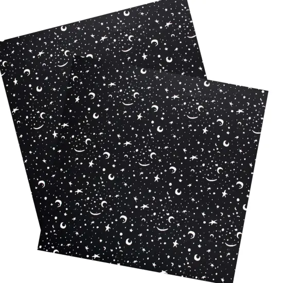 Stars Moons Printed Spandex {6}