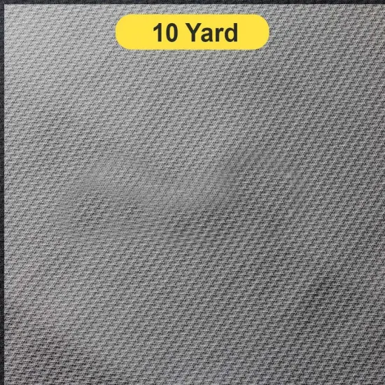 Chevry Brazilian Textured Nylon Spandex Fabric Gray {1}