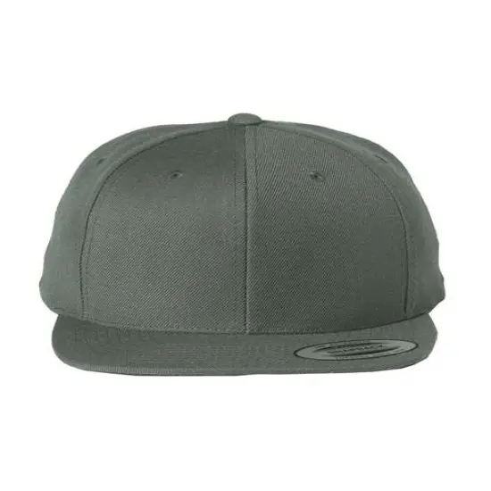 YP Classics&reg; Flat Snapback Cap Dark Grey {1}