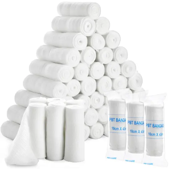 48 Pack 4 Inch Gauze Bandage Roll, Rolled Gauze Wrap (2.6 Yards) {1}