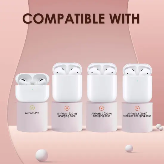 Insten Case For Airpods Pro, Soft TPU Glitter Plating Carrying Case with Hand Strap, Support Wireless Charging, Full Body Protective Skin Cover for Women Girls Men Boys, Silver {5}