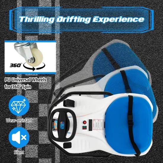 Electric 24V Drifting Go Kart for Kids with 360&deg; Spin & Wireless Connection {6}