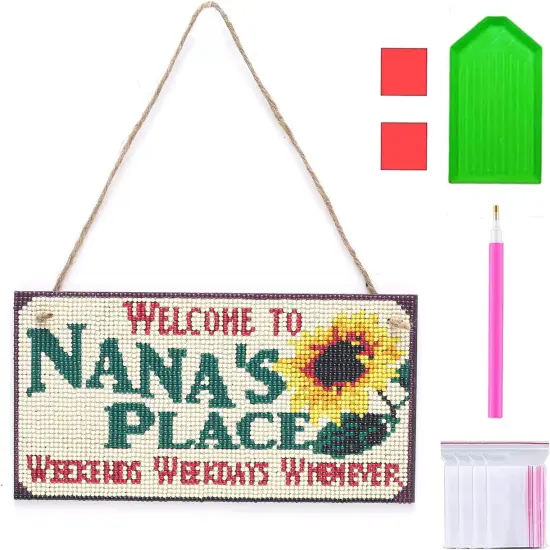 No Need Frame Hanging 5D Diamond Art Painting Kits for Adult Beginners with Tools {5}