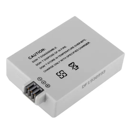 Insten Canon LP-E5 Compatible Li-Ion Battery for EOS Rebel Xsi XS T1i 450D 500D 1000D Kiss F X2 X3 White {2}