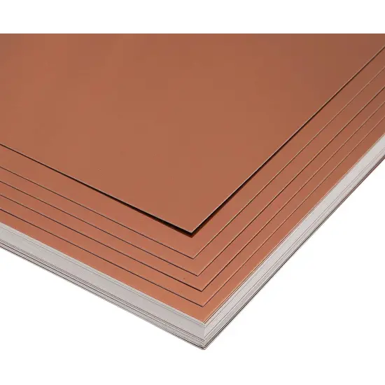 Bright Creations Metallic Cardstock Shimmer Paper (12 x 12 in, Coffee Color, 48 Pack) Brown {6}