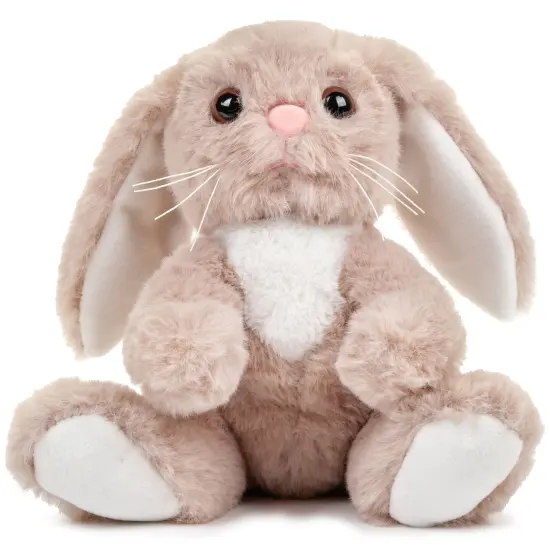Bearington Boomer The Stuffed Bunny, 10.5 Inch Stuffed Bunny Plush, For Ages 1-14 Brown {1}
