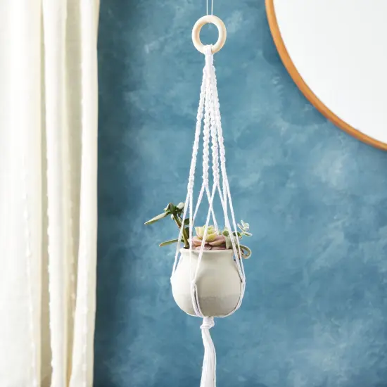 200 Yards of 2mm Macrame Cord for Crafts, White Cotton String for Gift Wrapping, Bakers Twin for Wall Hanging, Plant Hangers, DIY Projects, Gardening, Homemade Art {2}