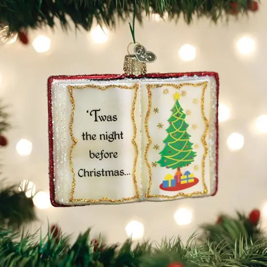 Old World Christmas 3.0 Inch The Night Before Christmas Tree Ornament , Classic Children Multicolored {3}