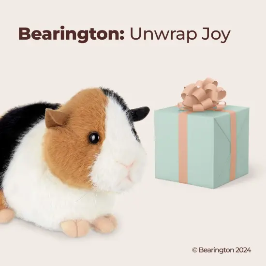 Bearington Scooter Plush Guinea Pig Stuffed Animal, 8 Inch, For Ages 1-14 Brown {5}