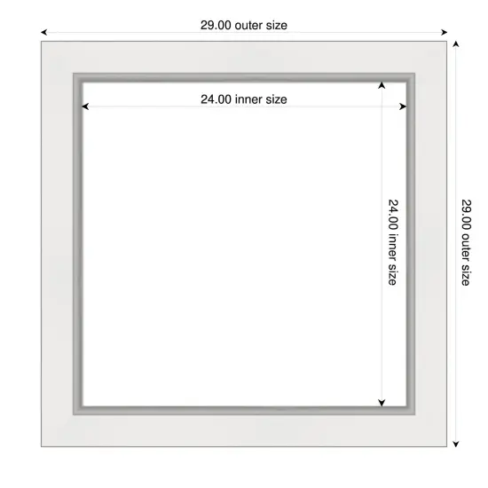 Eva Framed Dry Erase Magnetic Board White Silver {4}