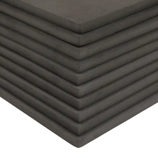 10 Pack Black EVA Foam Sheets, 9.6x9.6-Inch 3mm Thick High-Density Board for Arts and Crafts Supplies, Cosplay Costumes and Custom Crafted Armor {6}