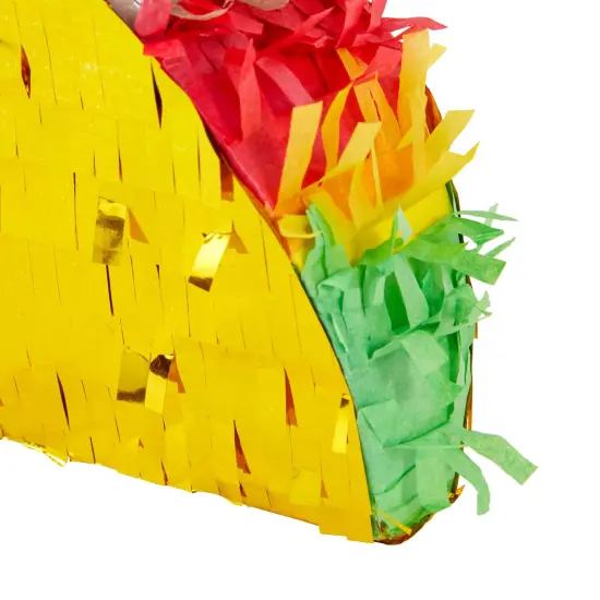 3 Pack Mini Mexico Taco Pinatas for Cinco de Mayo Party, Fiestas Mexican Celebrate Party Decoration, 6 x 2 x 3.5 inches {7}