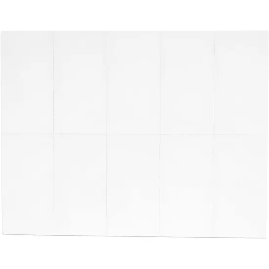 Index Note Cards for Studying, Blank Flashcard Sheets (100 Perforated Paper Sheets, 1000 Printable Business Cards) White {5}