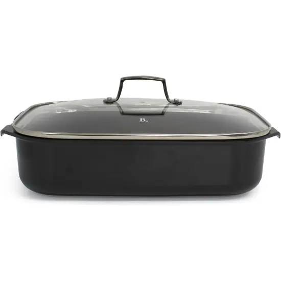 Blu. Cookware Roasting Pan with Lid and Roasting Rack, Non-Toxic {4}