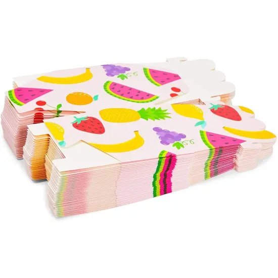 36 Pack Twotti Frutti Party Favor Boxes, 2nd Birthday Decorations (3.5 x 2.75 In) Multicolor {7}