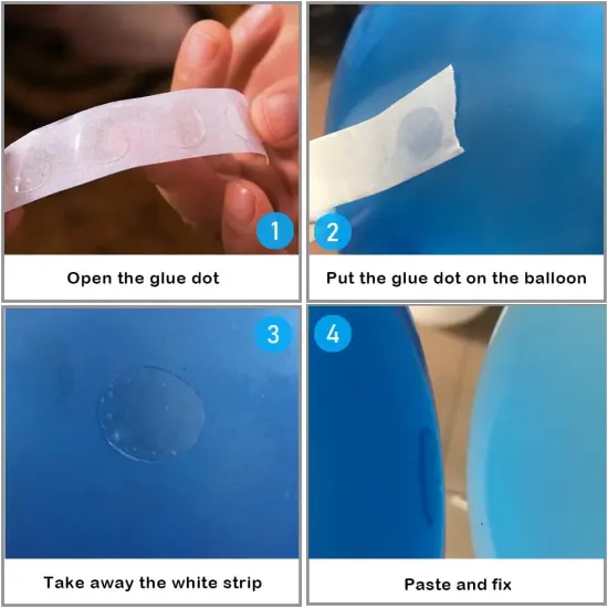 Blue Balloons Garland Arch Kit, 108 Pcs Blue White Marble Balloons for Graduation Birthday Baby Shower Wedding Party Decorations {5}