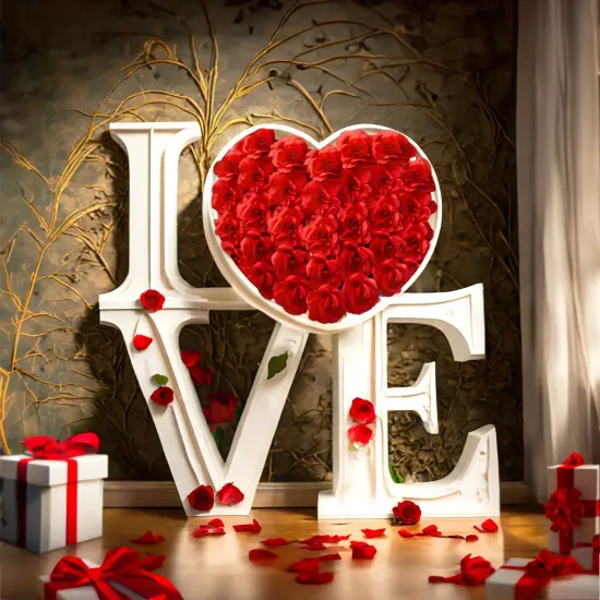 50 Pack Red Roses Artificial Flowers Bulk, 3 Inch Stemless Fake Silk Roses for Decorations, Wedding, Faux Bouquets {2}