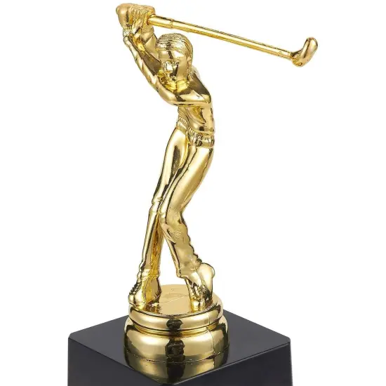 Golf Trophy, Gold Champion Trophy for Golf Tournaments, Competitions, Parties (3 x 3 x 7 In) {3}