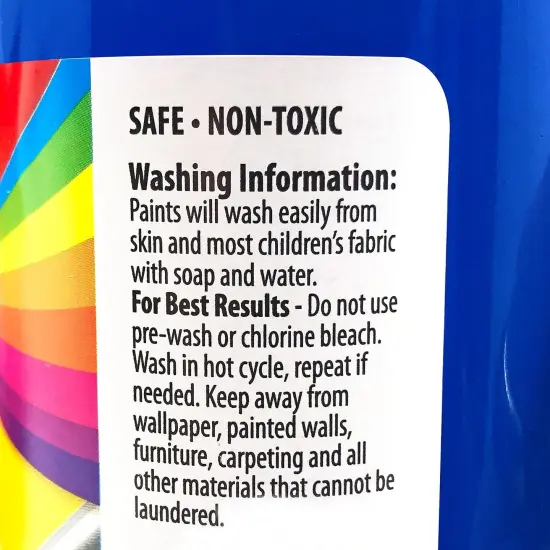 Washable Tempera Paint Bulk Pack 10ct, Assorted Colors 8oz each bottle {5}