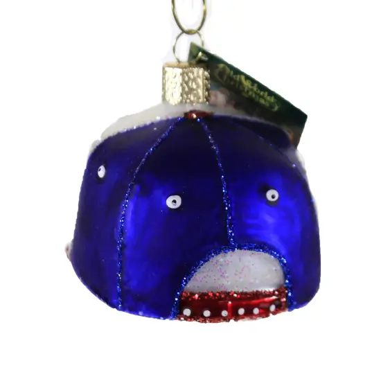 Old World Christmas 2.0 Inch Baseball Cap Tree Ornament , Fashion Essential Multicolored {2}