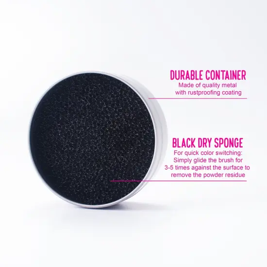 Zodaca Makeup Brush Cleaner Remover Tool Sponge Eye Shadow Eyeliner Color Brushes Clean Color Switch Box {3}