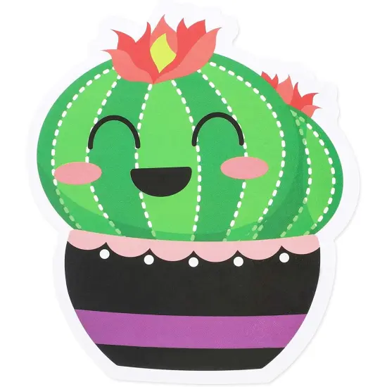 Cactus Bulletin Board Cutouts, Colorful Chalkboard Borders (40 Pieces) Multicolor {7}