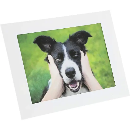 Cardboard Photo Picture Frame Kraft Paper Easel (White, 5 x 7 In, 30 Pack) {5}