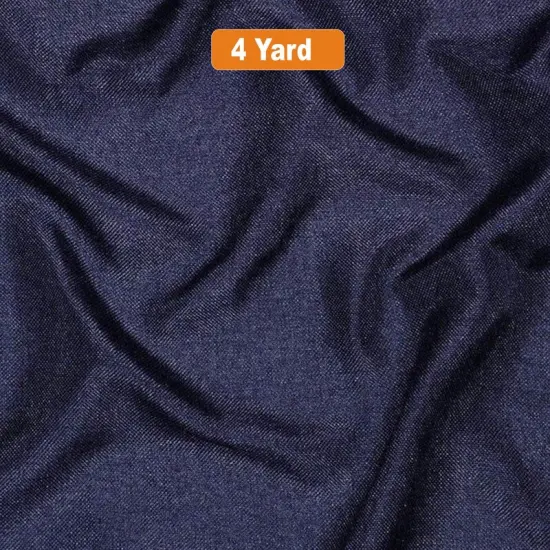 Vintage Linen Fabric Imitation Burlap for Rustic Decor and Crafts Navy Blue {1}