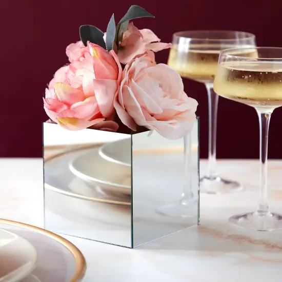 50 Pack Square Glass Mirror Tiles, 4 Inch Panels for Crafts, Centerpieces, DIY Home Decor {2}