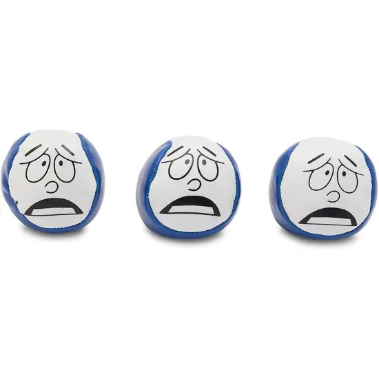 Juggling Balls, Kick Sack Bean Bags with 4 Funny Face Designs (12 Pack) {6}