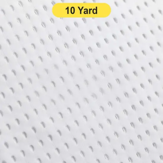 Peep Mesh Poly Spandex Breathable Fabric White {1}