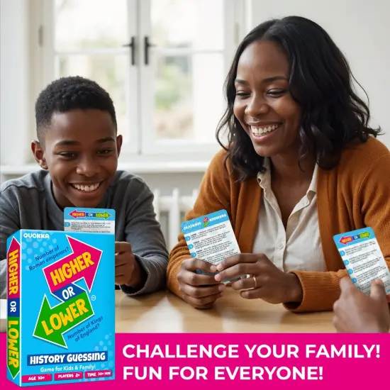Higher or Lower History Board Game for Kids {6}