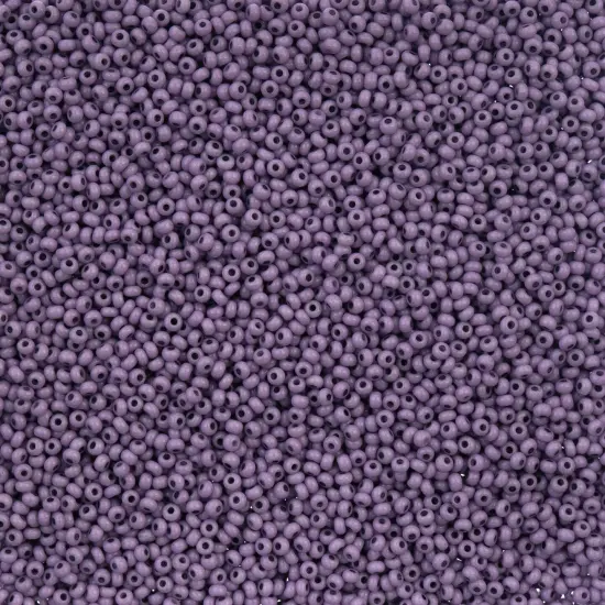 John Bead 11/0 Opaque Dyed Solgel Czech Glass Seed Beads, 250g Orchid {1}