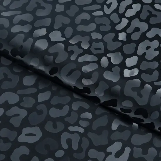 1 Yard 4 way Prowl Polyester Spandex Slick Vinyl Fabric 36" x 55" Length by Width Charcoal {1}