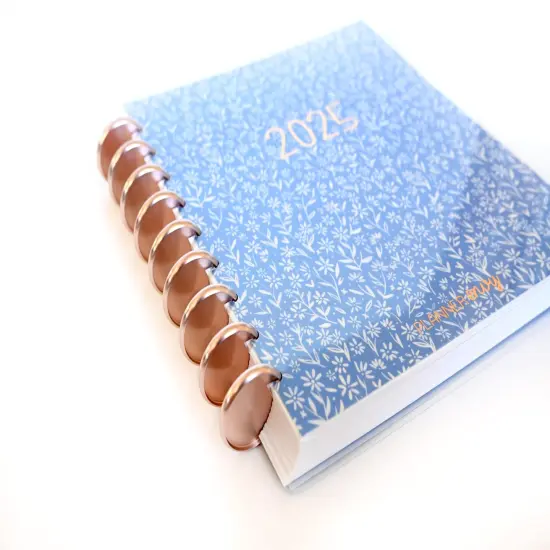 2025 Planner - Mini Horizontal Layout, Disc Bound - "Amalfi Floral" (#1006) {4}