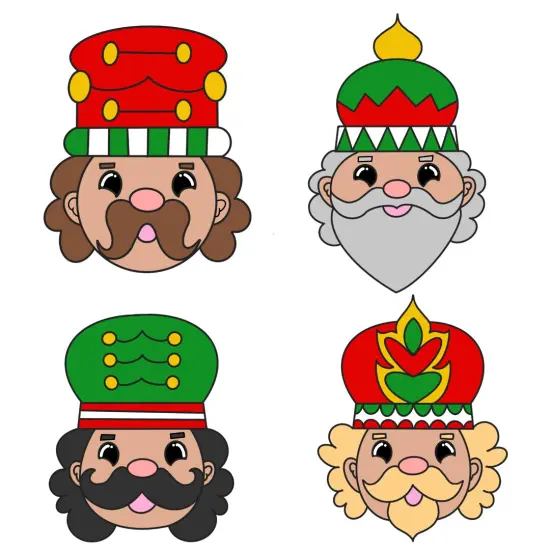 Christmas Nut Cracker Faces {1}