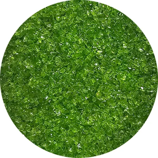 Wissmach Frit Medium Chartreuse Transparent 96-66 1Lb. Jar 96 COE {1}