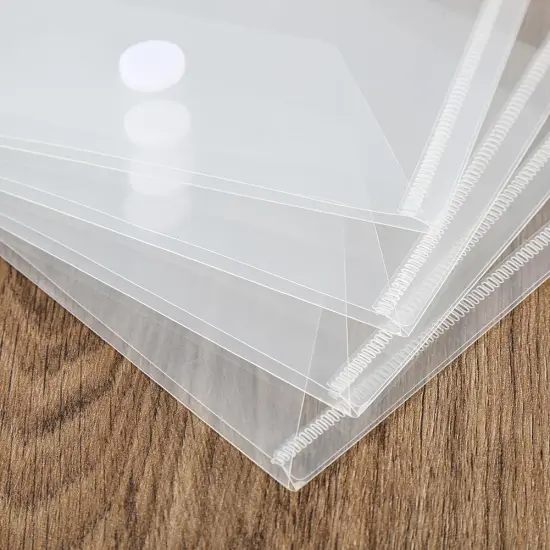 Plastic Envelopes Hook & Loop {3}