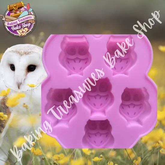 Mini Owl Mold Silicone Mold {3}